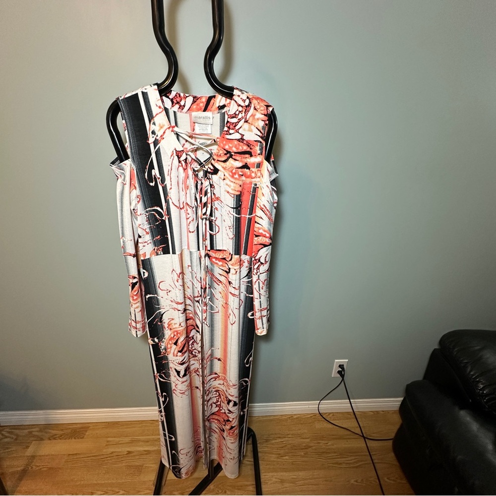 Marsallis Ladies Maxi Top with Front Slit